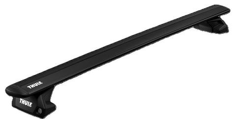 Thule Flush Railing  WingBar Evo Black Forester