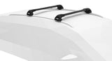 Thule Flush Railing  WingBar Edge Black Forester