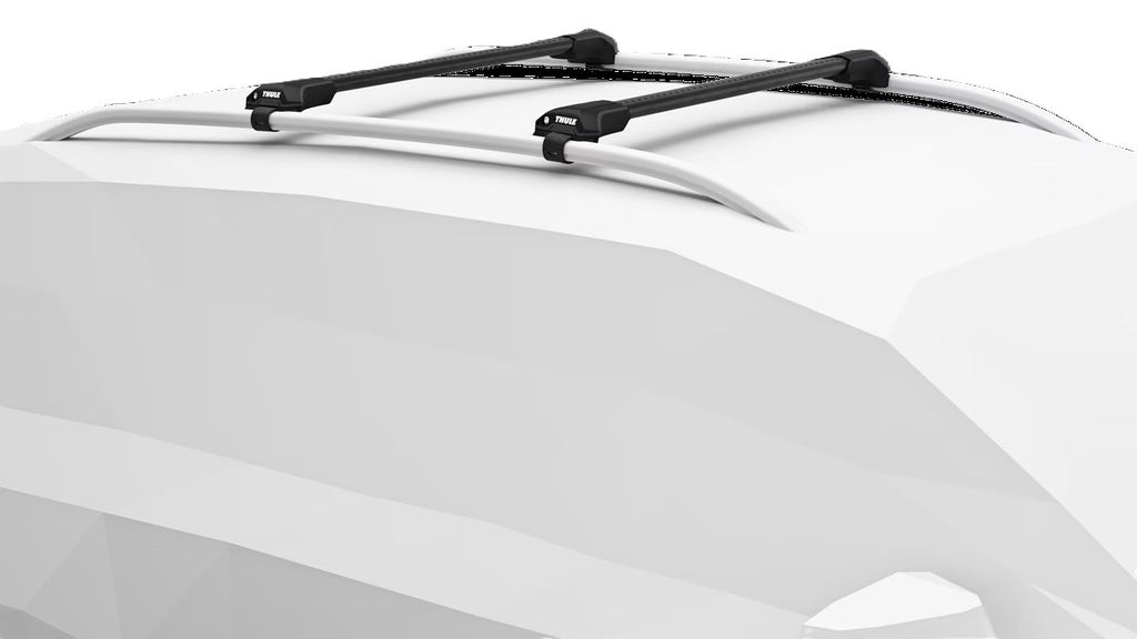 Thule Flush Railing WingBar Edge Black Outback – Subaru SA Shop